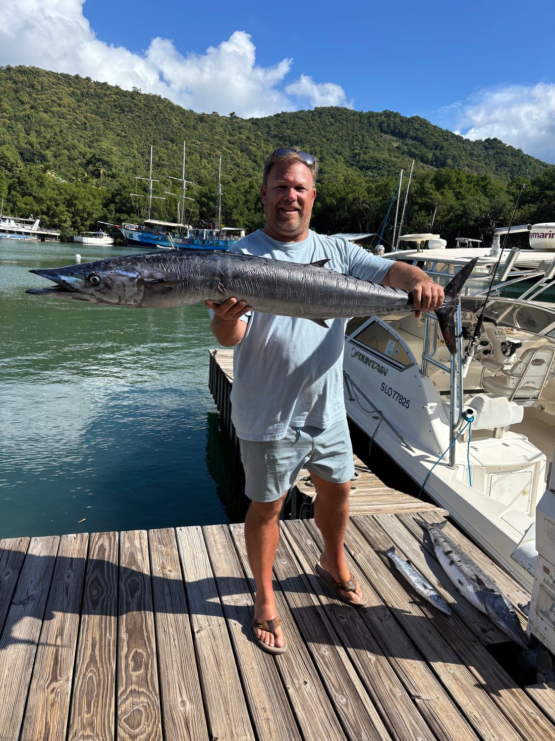 Sunrise Magic: Catching Wahoo on a Saint Lucia Fishing Adventure